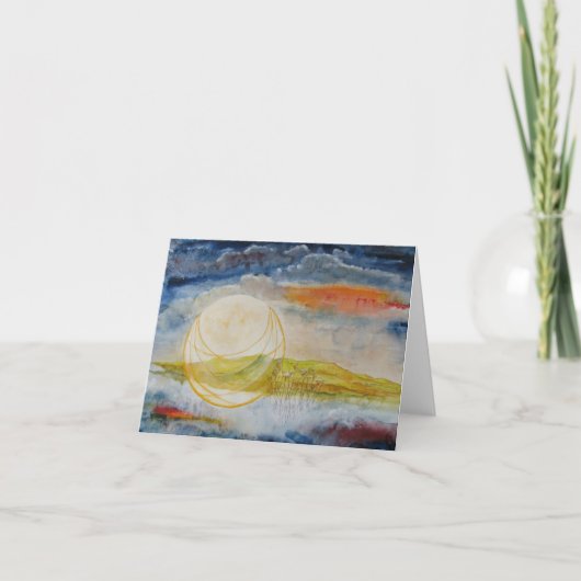 Karte "Erntemond" (Vorderseite)