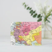 KARTE: ERWEITERUNG RUSSLANDS POSTKARTE (Stehend Vorderseite)
