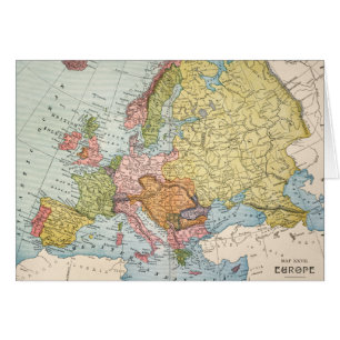 KARTE: EUROPA, 1885
