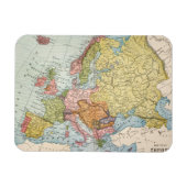 KARTE: EUROPA, 1885 MAGNET (Horizontal)