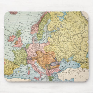 KARTE: EUROPA, 1885 MOUSEPAD