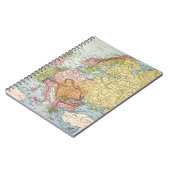 KARTE: EUROPA, 1885 NOTIZBLOCK (Linke Seite)