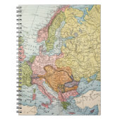 KARTE: EUROPA, 1885 NOTIZBLOCK (Vorderseite)