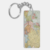 KARTE: EUROPA, 1885 SCHLÜSSELANHÄNGER (Vorderseite links)