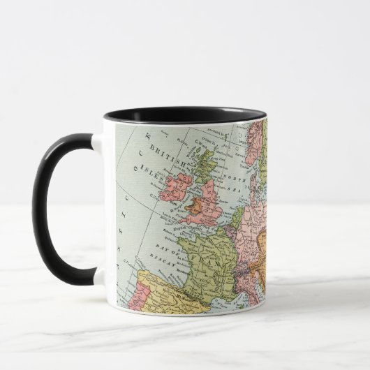 KARTE: EUROPA, 1885 TASSE (Links)