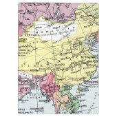 KARTE: EUROPA IN ASIEN KLEMMBRETT (Rückseite)