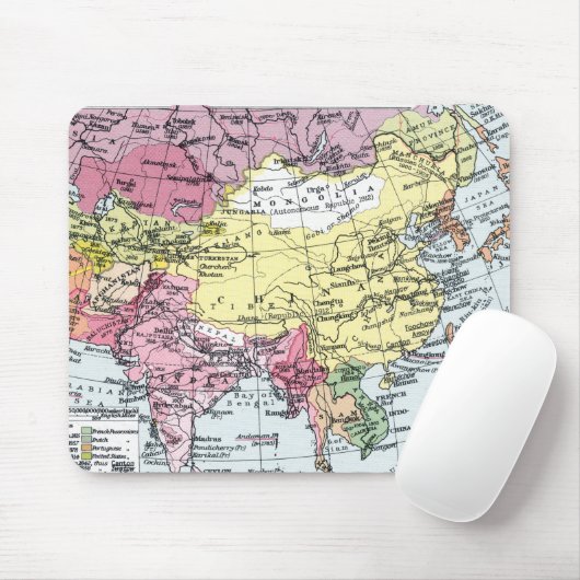 KARTE: EUROPA IN ASIEN MOUSEPAD (Mit Mouse)