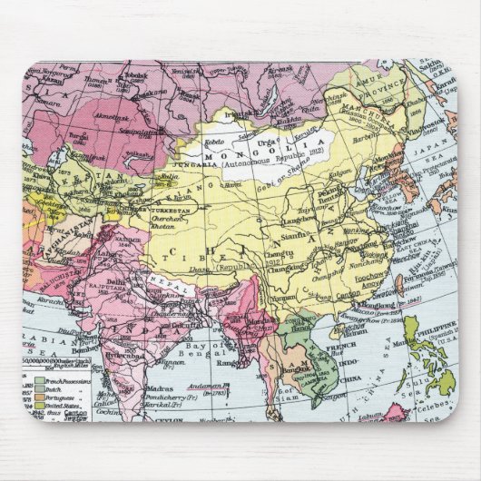 KARTE: EUROPA IN ASIEN MOUSEPAD (Vorne)