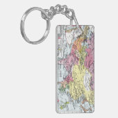 KARTE: EUROPA IN ASIEN SCHLÜSSELANHÄNGER (Vorderseite links)