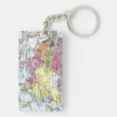 KARTE: EUROPA IN ASIEN SCHLÜSSELANHÄNGER (Rückseite)