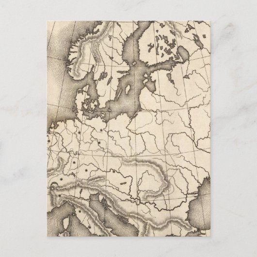 Karte Europas (Vorderseite)