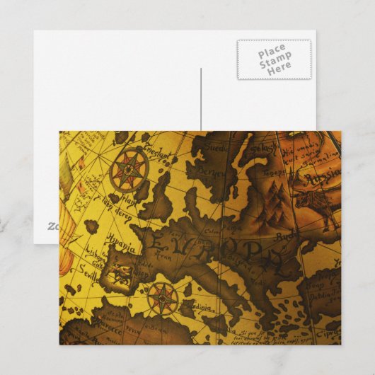 Karte Europas (Vorne/Hinten)