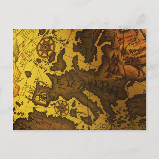 Karte Europas (Vorderseite)