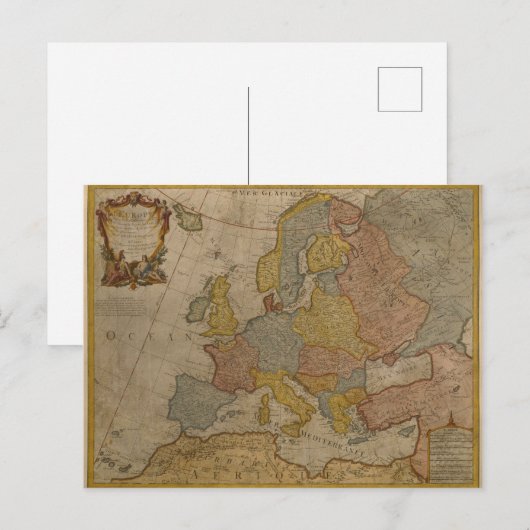 Karte Europas | 1700 (Vorne/Hinten)