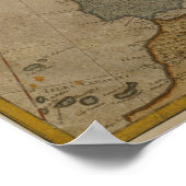 Karte Europas | 1700 Poster (Ecke)