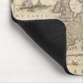 Karte Europas 6 Mousepad (Ecke)