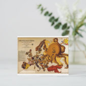 Karte Europas - John Bull und seine Freunde (1900) (Stehend Vorderseite)