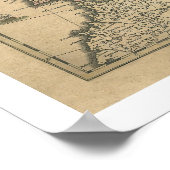 Karte Europas von Frederico de Wit 1700 Poster (Ecke)