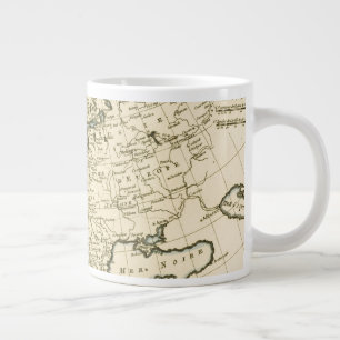 Karte Europas von Guillaume Raynal Jumbo-Tasse