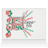 Karte "F es para Feliz Navidad" (Innenansicht Horizontal (Oben))