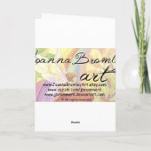 Karte "Fairy Angel & Bunny" (Rückseite)