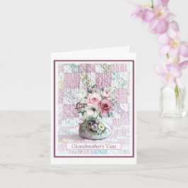 Karte; falsches Denken über die Vase deiner Großmu Karte