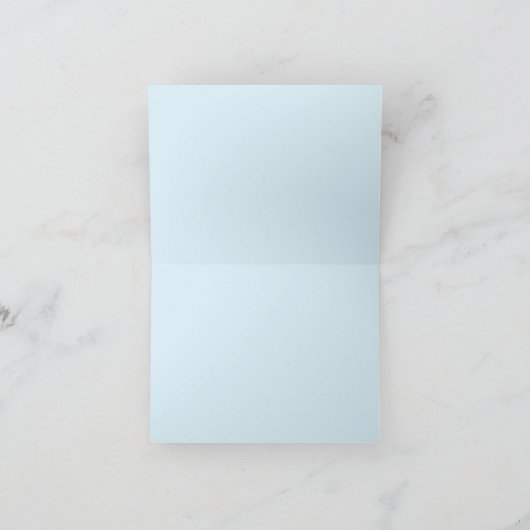 Karte : Federn in der Luft . (Innenseite)