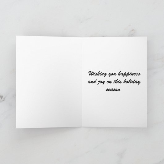 Karte - Feiertage - Baum (Innenseite)