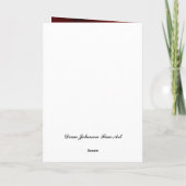 Karte: Feliz Cumpleaños a mi hermano Karte (Rückseite)