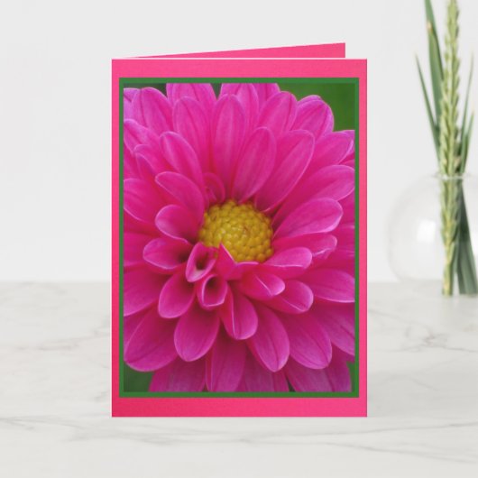 Karte - Feliz Cumpleaños ein MI Tía - La Dalia (Vorderseite)