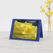 Karte - Feliz Cumpleaños, Mamá (Gelbe Blume)