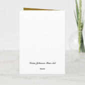 Karte - Feliz Cumpleaños - Papá (Rückseite)