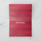 Karte - Feliz Cumpleaños - Rosa Roja (Innenseite)