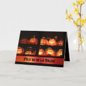 Karte - ¡ Feliz día de Las Brujas! (Gelbe Blume)