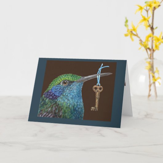 Karte "Finder, Halter" (Gelbe Blume)