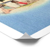 Karte Florida 20x28 Poster (Ecke)