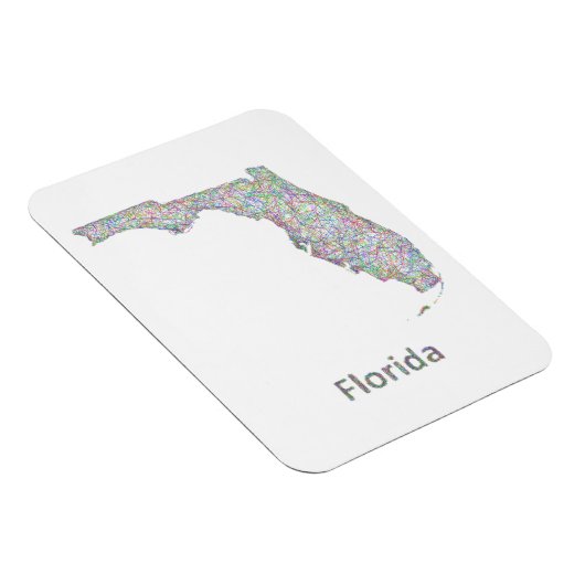 Karte Florida Magnet (Rechte Seite)