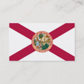Karte Florida und Staatsflagge (Rückseite)