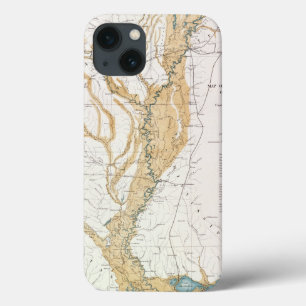 KARTE: FLUSS MISSISSIPI, 1861 Case-Mate iPhone HÜLLE