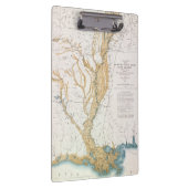 KARTE: FLUSS MISSISSIPI, 1861 KLEMMBRETT (Rechts)