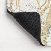 KARTE: FLUSS MISSISSIPI, 1861 MOUSEPAD (Ecke)