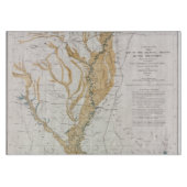 KARTE: FLUSS MISSISSIPI, 1861 SCHNEIDEBRETT (Vorderseite)