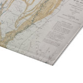 KARTE: FLUSS MISSISSIPI, 1861 SCHNEIDEBRETT (Ecke)