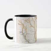 KARTE: FLUSS MISSISSIPI, 1861 TASSE (Links)