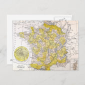 KARTE: FRANKREICH POSTKARTE (Vorne/Hinten)