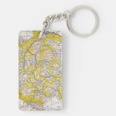 KARTE: FRANKREICH SCHLÜSSELANHÄNGER (Rückseite)