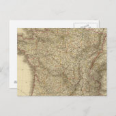 Karte Frankreichs (Vorne/Hinten)