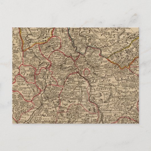 Karte Frankreichs (Vorderseite)