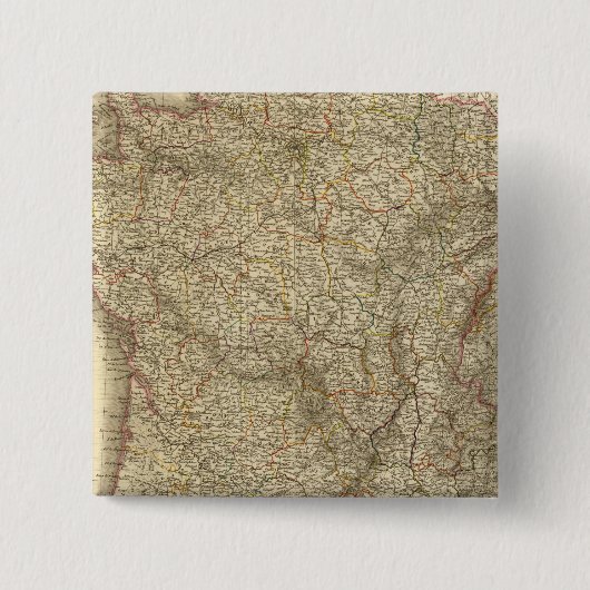 Karte Frankreichs Button (Vorderseite)