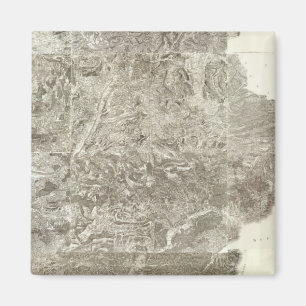 Karte Frankreichs Magnet